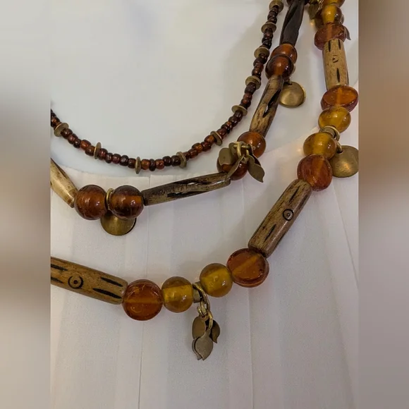 Multi-Strand, Boho-Style Necklace - Picture 3 of 6